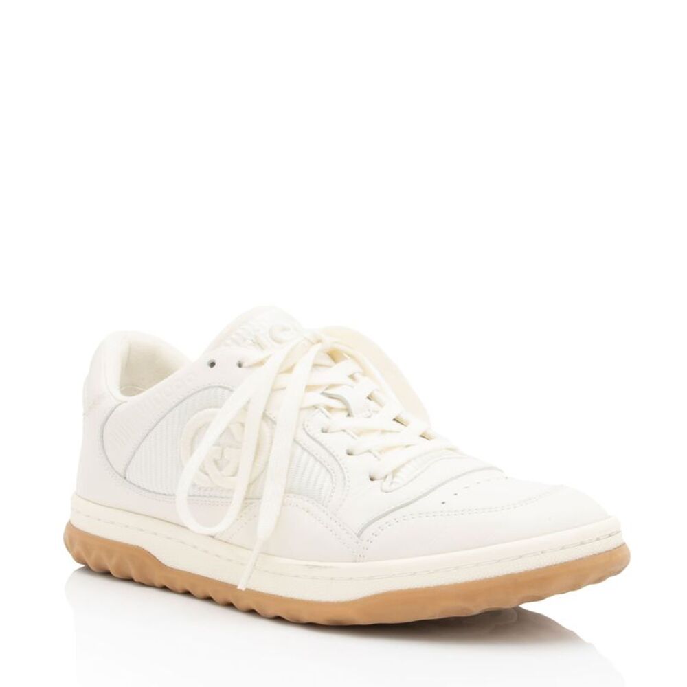 Gucci Leather Mac80 Sneakers - Size 8.5 / 38.5